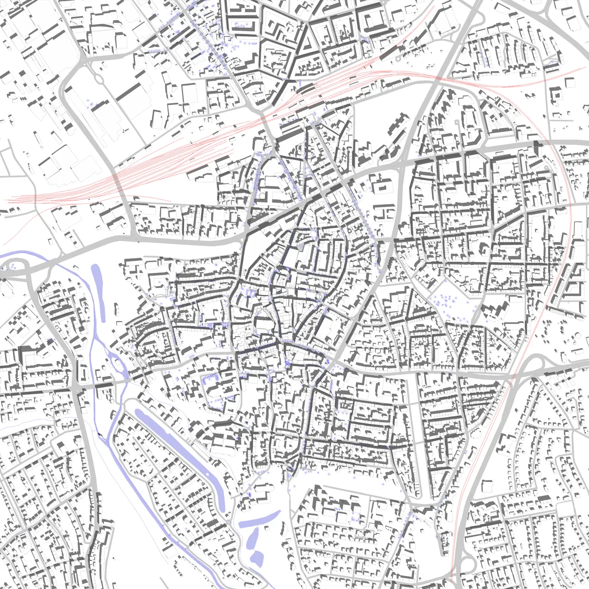 Hildesheim Lageplan (2,5 km)