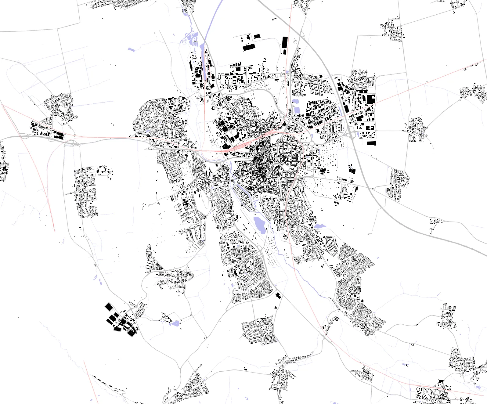 Hildesheim Schwarzplan