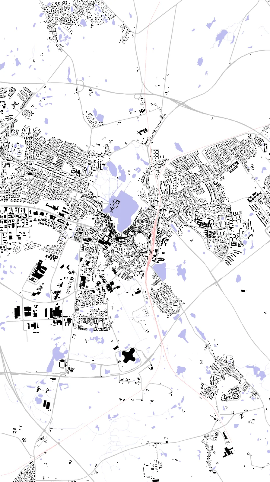 Hillerød figur-grund-plan