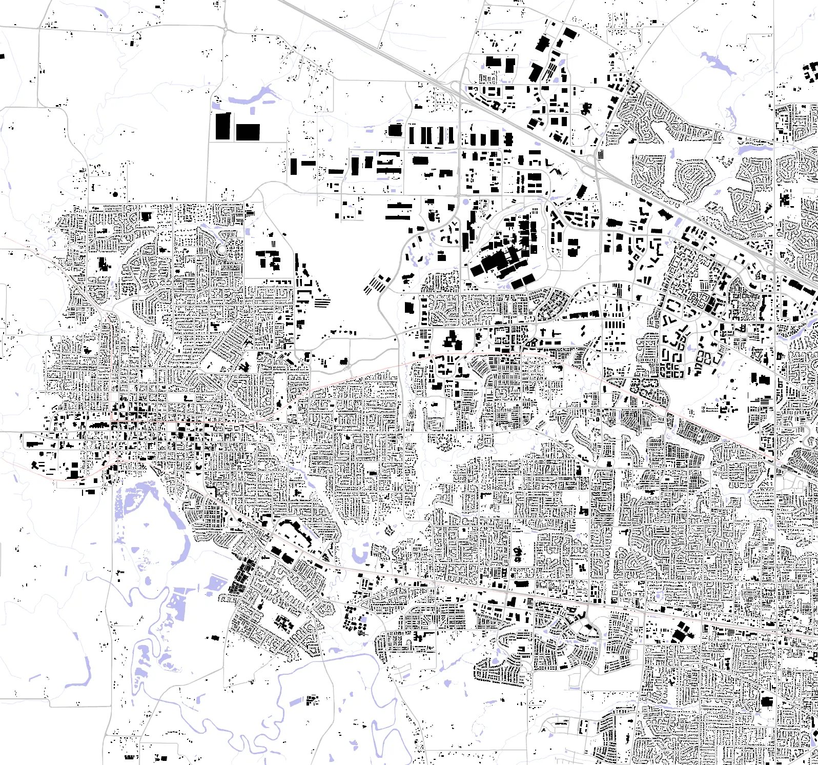 Hillsboro Schwarzplan