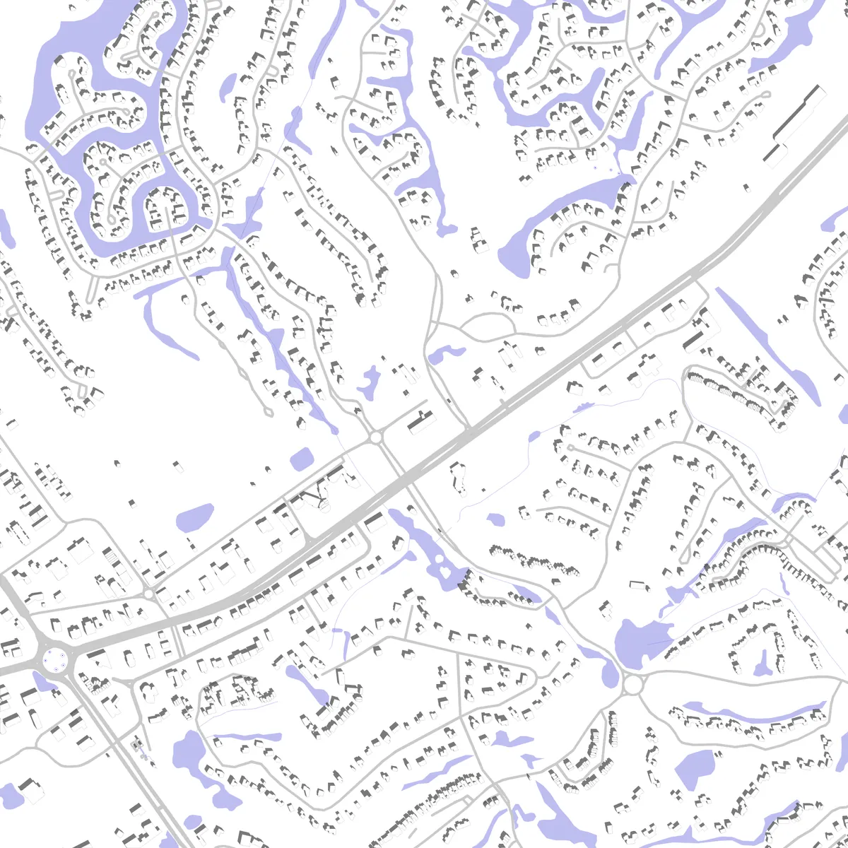 Hilton Head Island site plan (2.5 km)