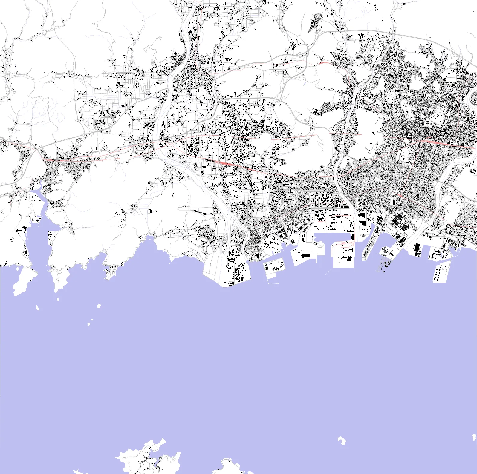 Himeji figure ground plan
