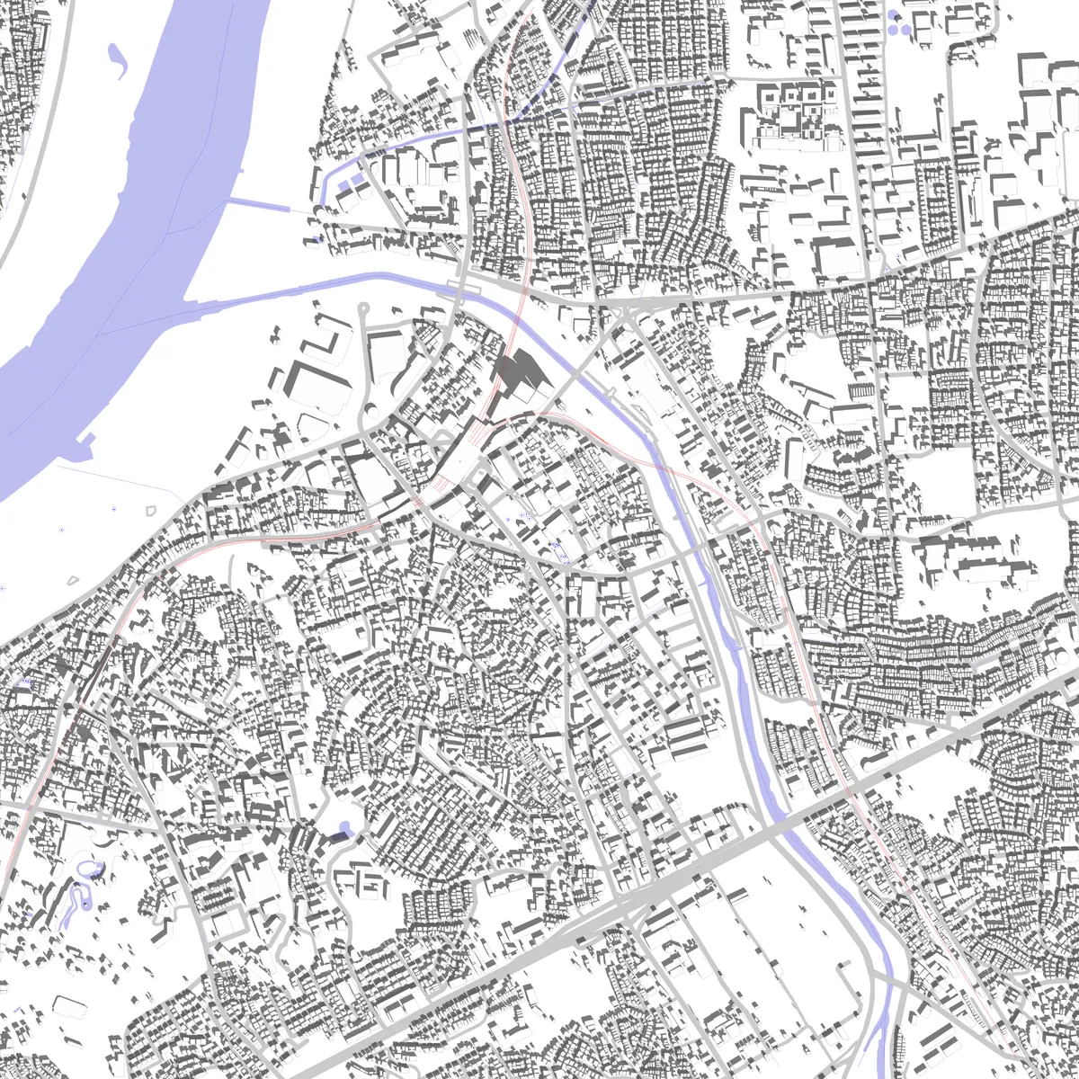 枚方 敷地図 (2.5 km)