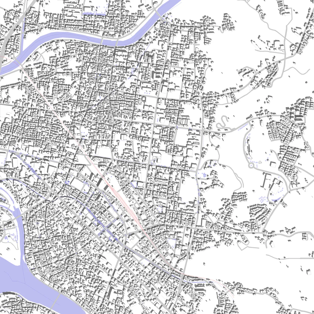 Hita site plan (2.5 km)
