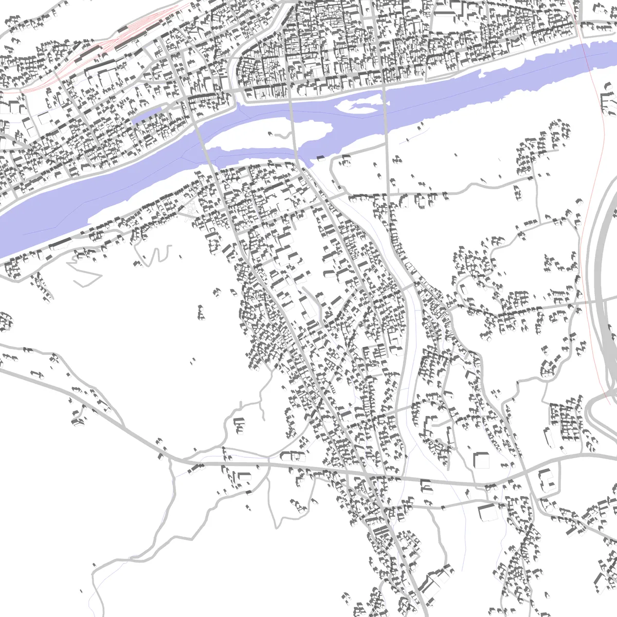 Hitoyoshi Lageplan (2,5 km)