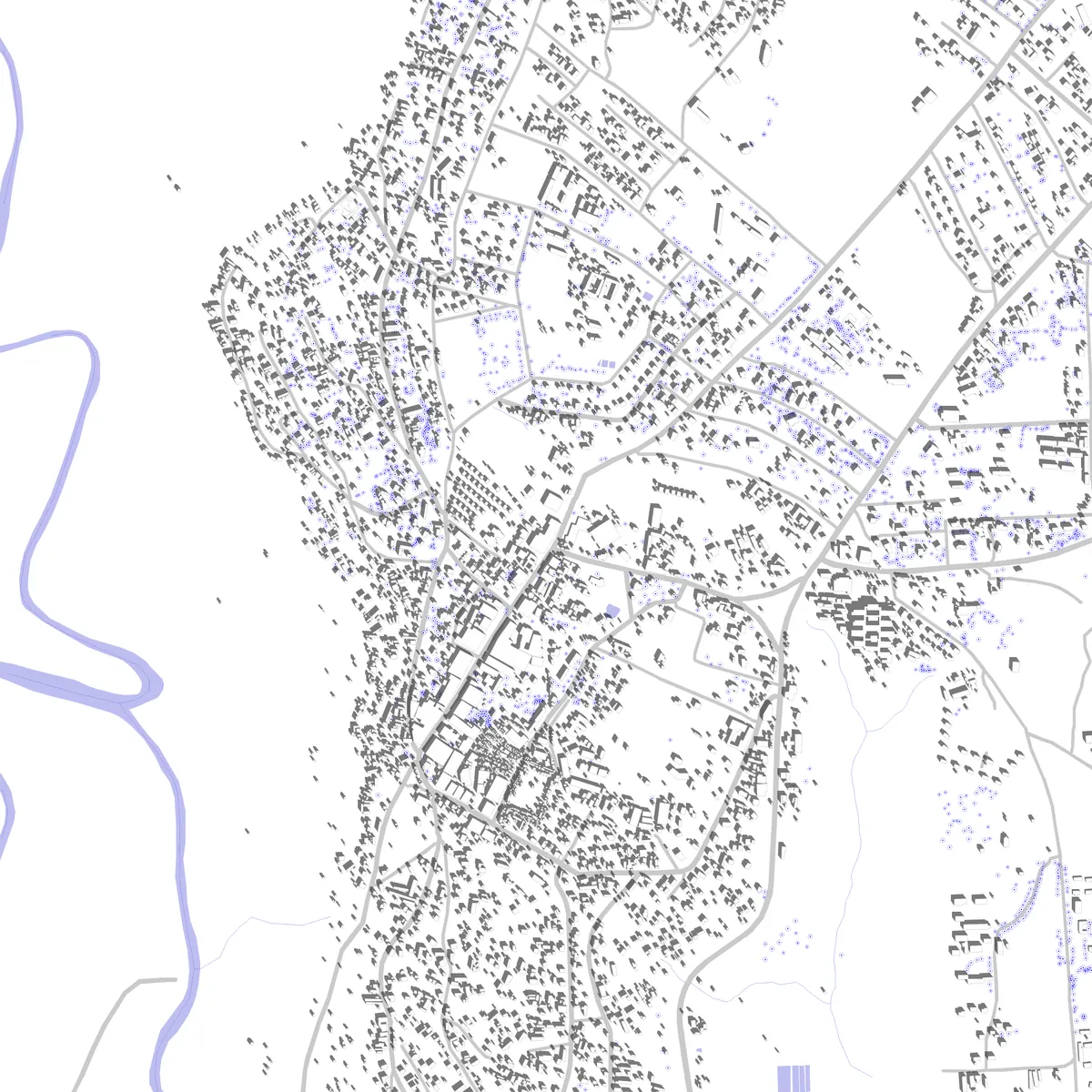 Hlotse site plan (2.5 km)