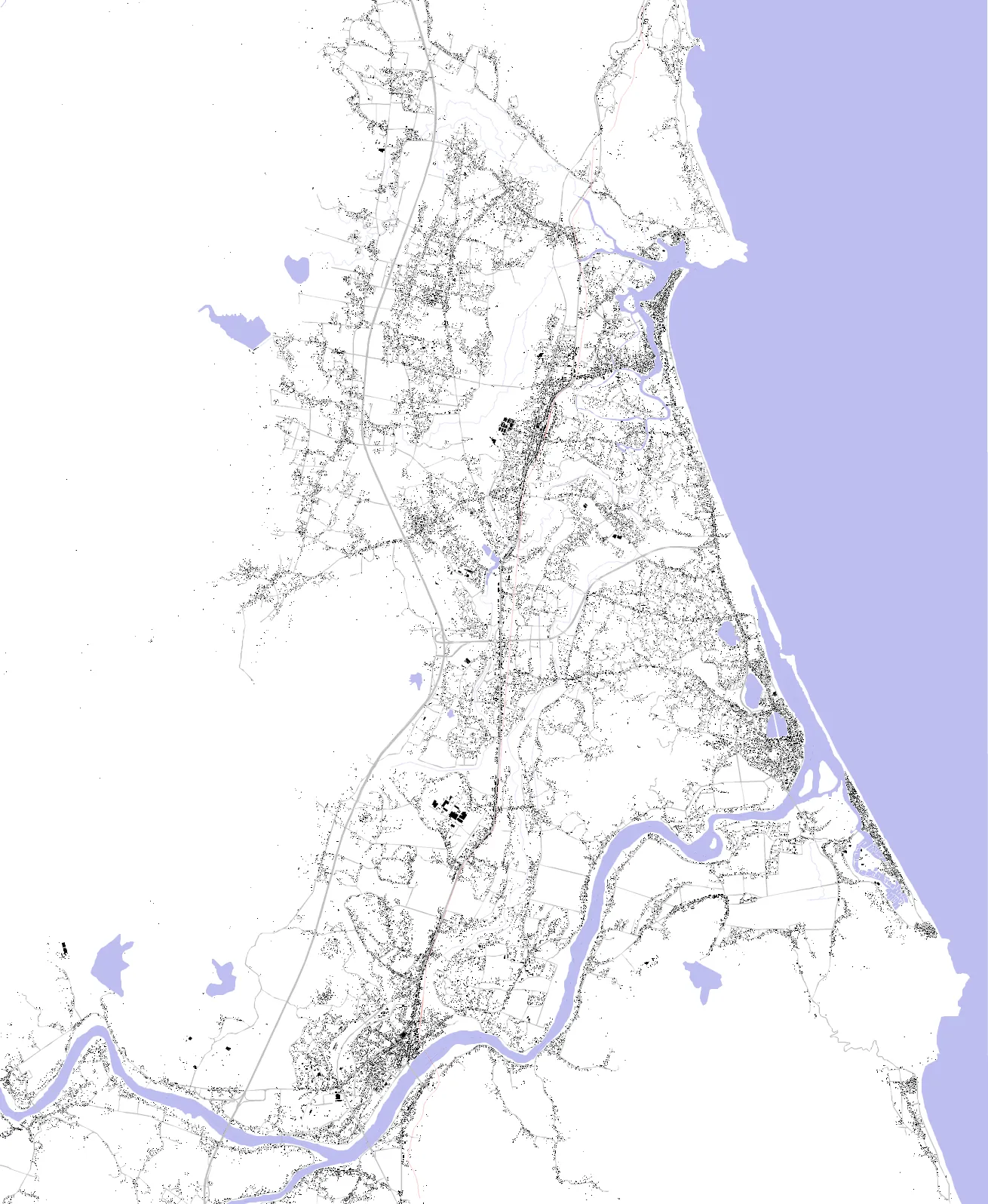 Hoài Nhơn figure ground plan