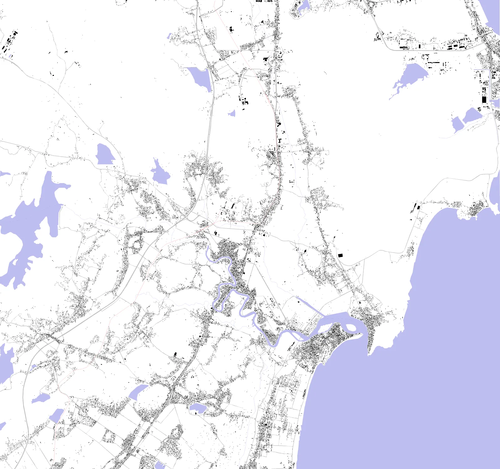 Hoàng Mai figure ground plan