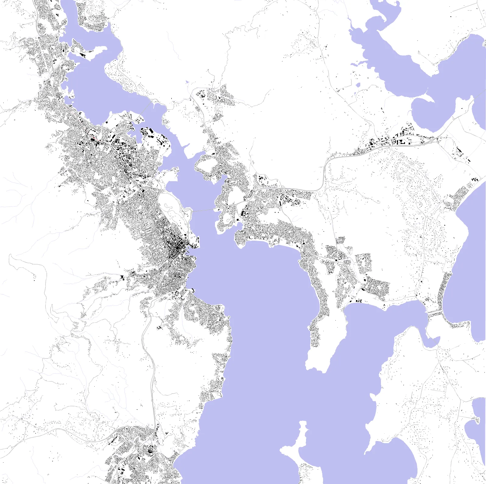 Hobart figure ground plan