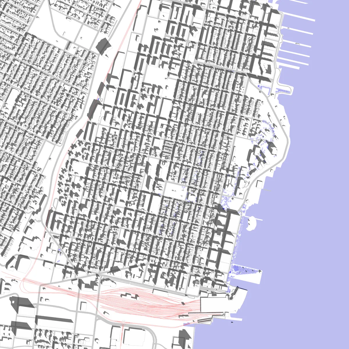 Hoboken site plan (2.5 km)