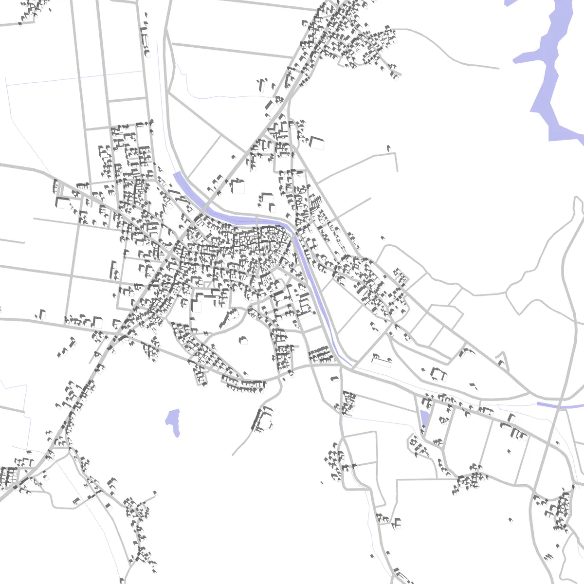 Hodatsushimizu Lageplan (2,5 km)
