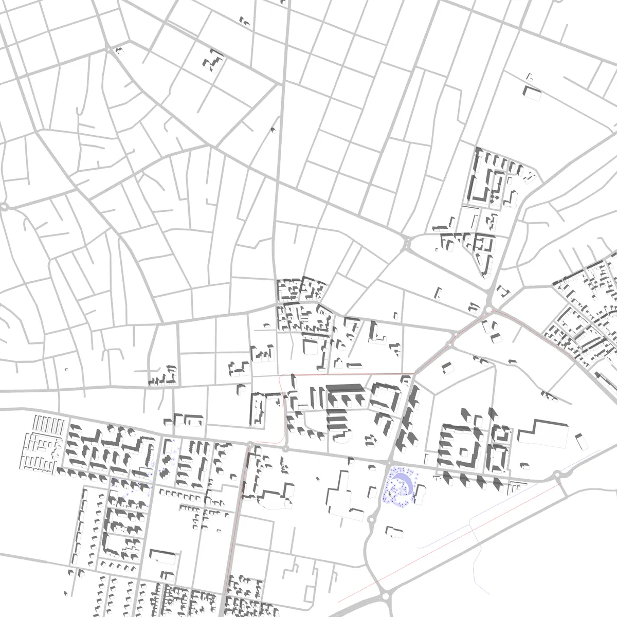 Hódmezővásárhely site plan (2,5 km)