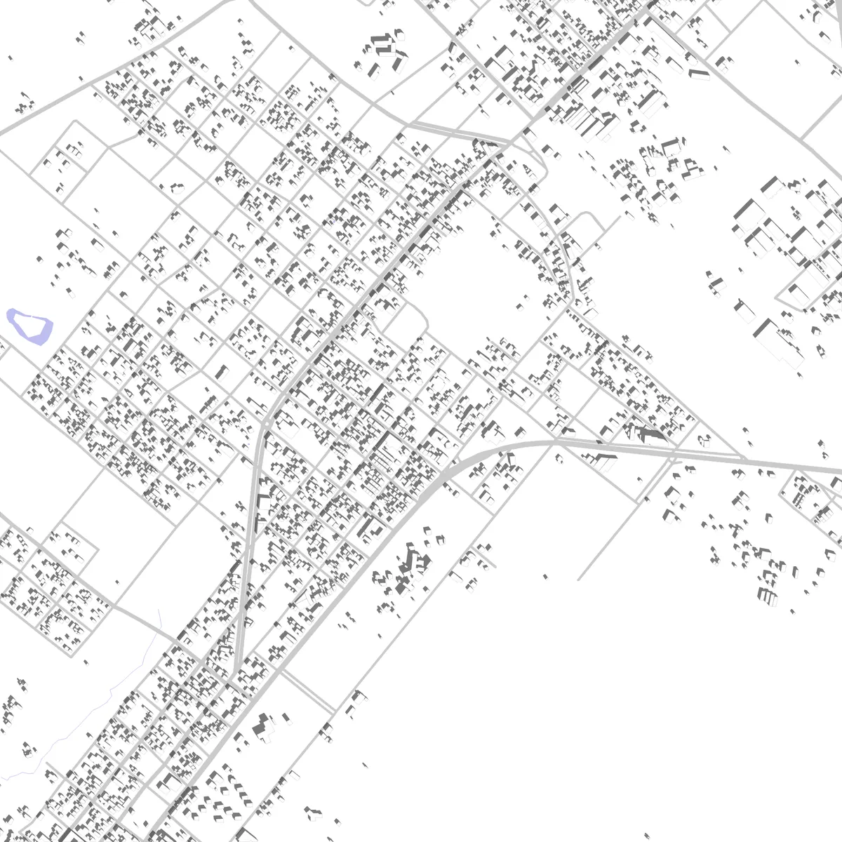 Hohenau plano de situación (2,5 km)