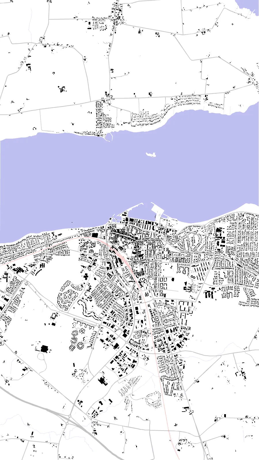 Holbæk figure ground plan