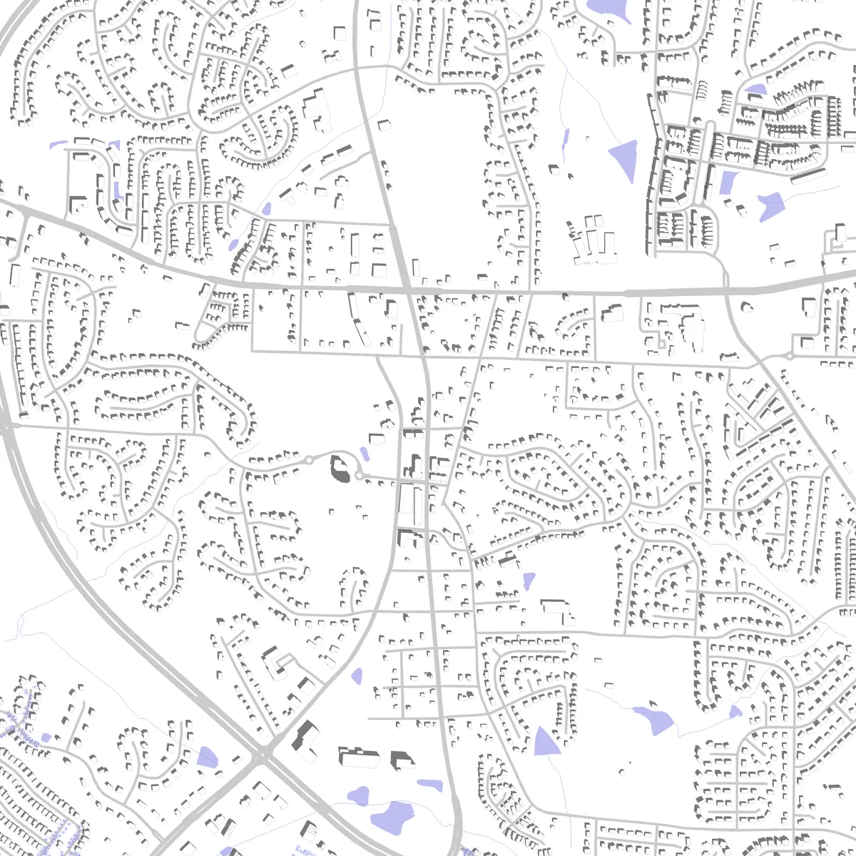 Holly Springs site plan (2.5 km)