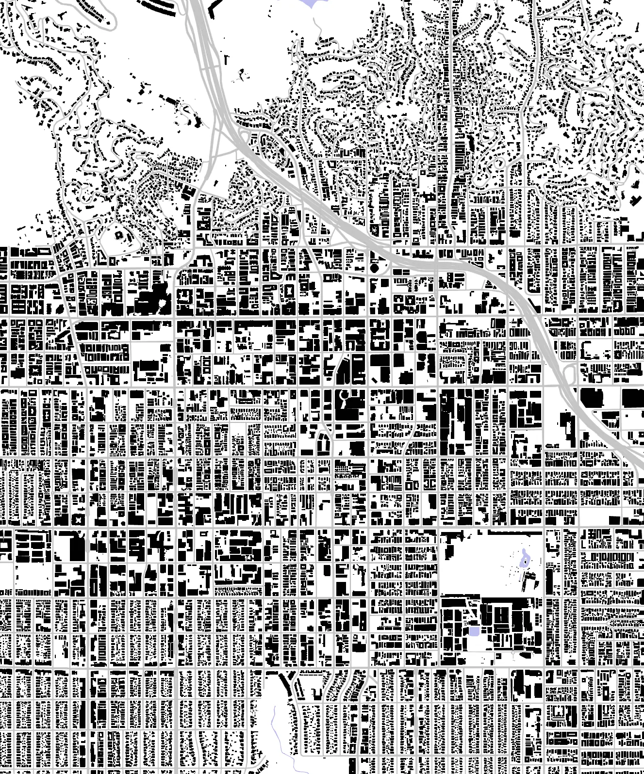 Hollywood figure ground plan