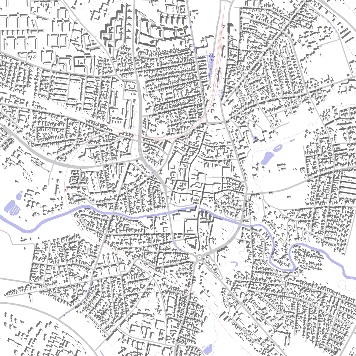 Holstebro situationsplan (2,5 km)
