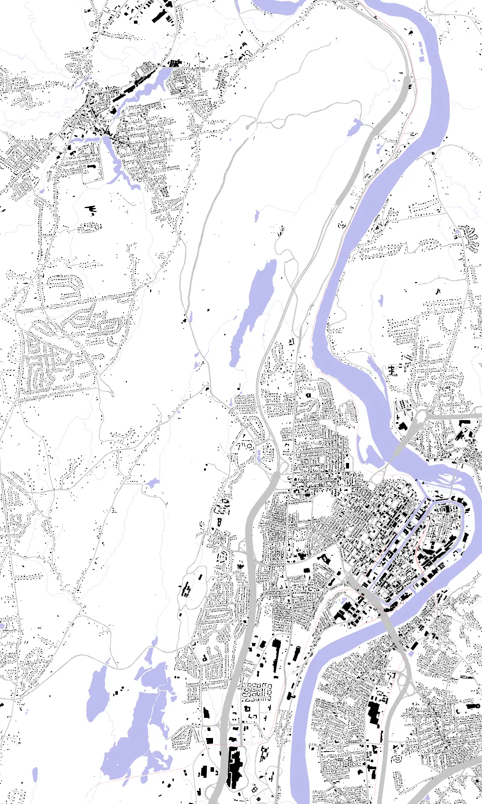 Holyoke figure ground plan