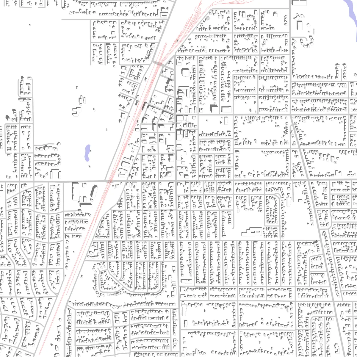 Homewood Lageplan (2,5 km)