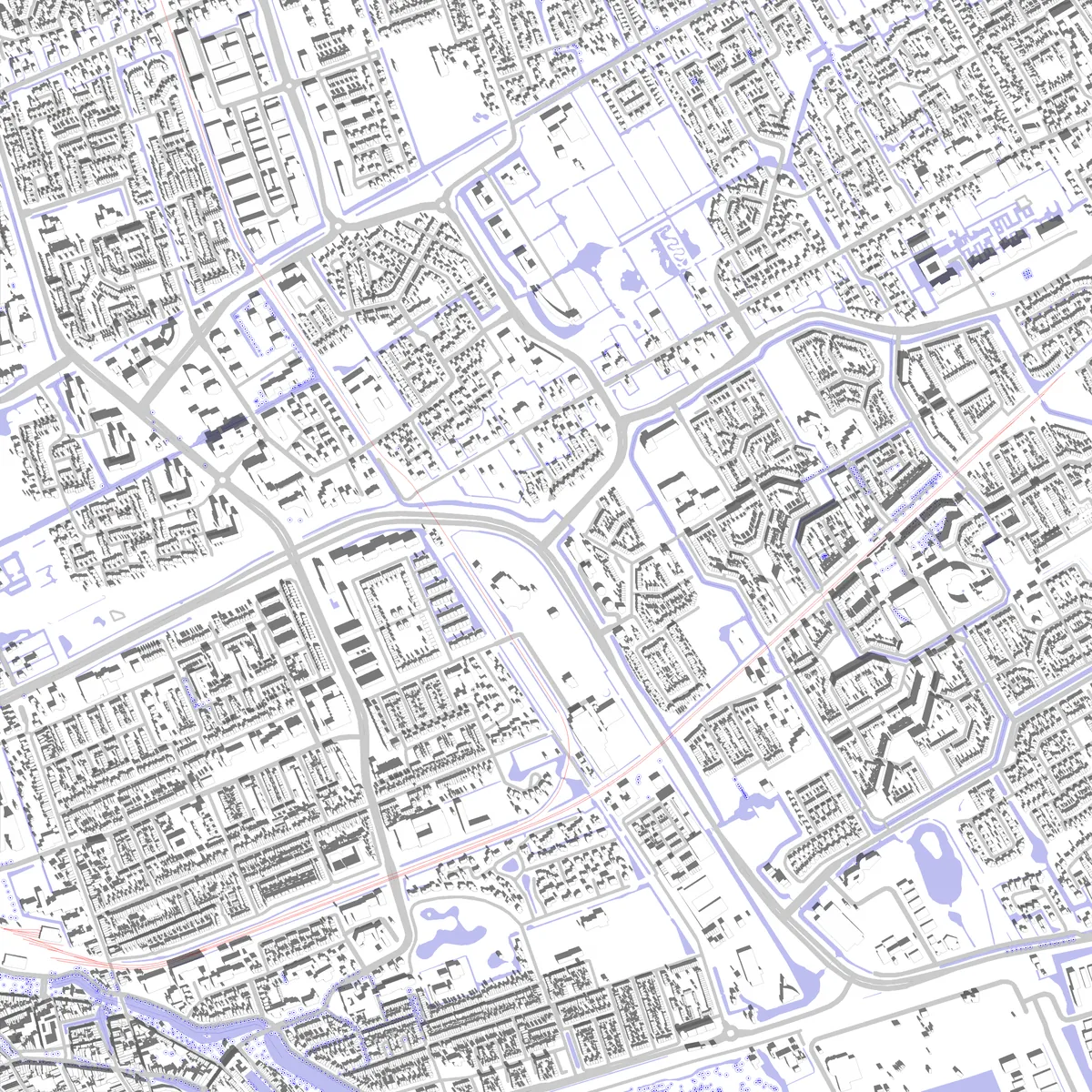 Hoorn situatieplan (2,5 km)