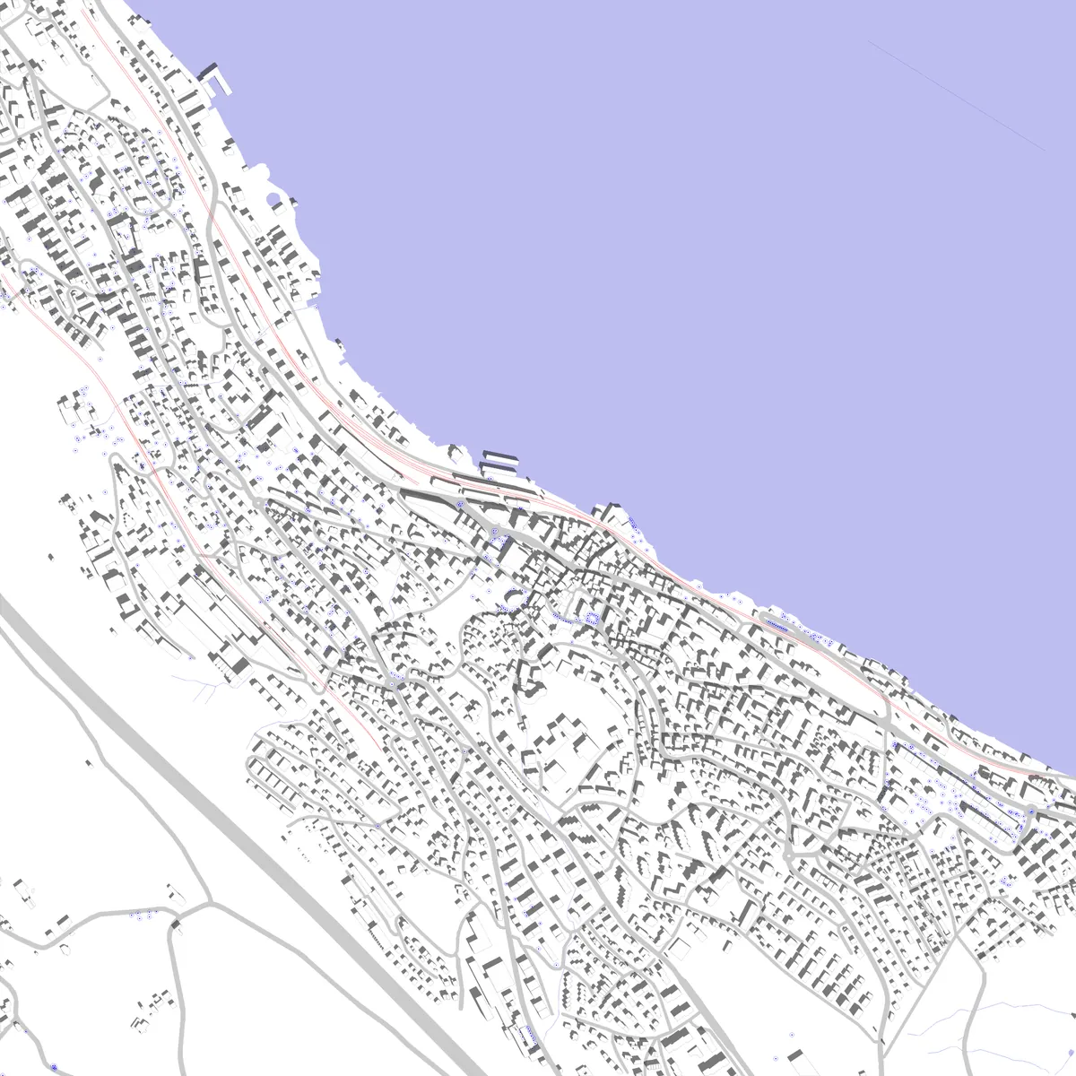 Horgen Lageplan (2,5 km)