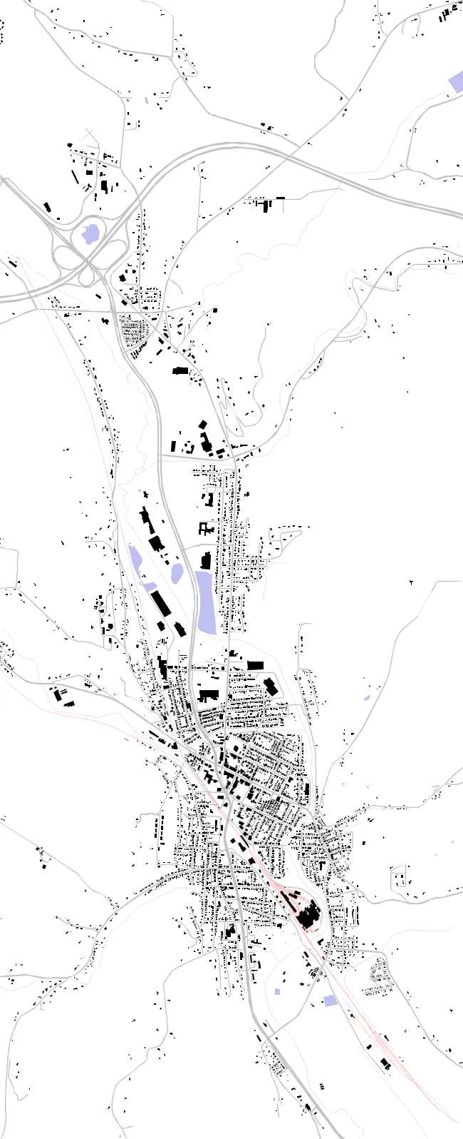 Hornell Schwarzplan