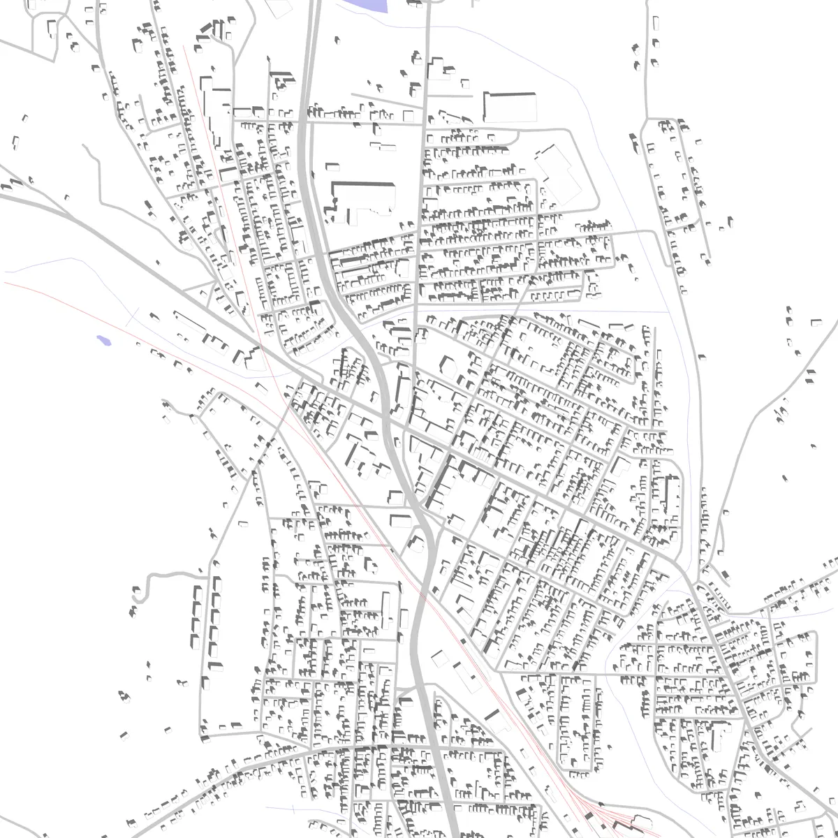 Hornell Lageplan (2,5 km)