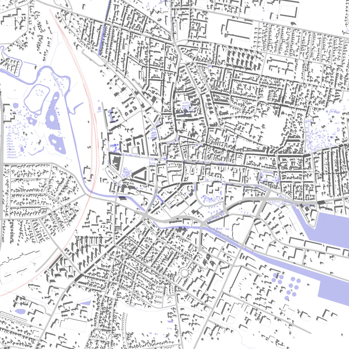 Horsens site plan (2.5 km)