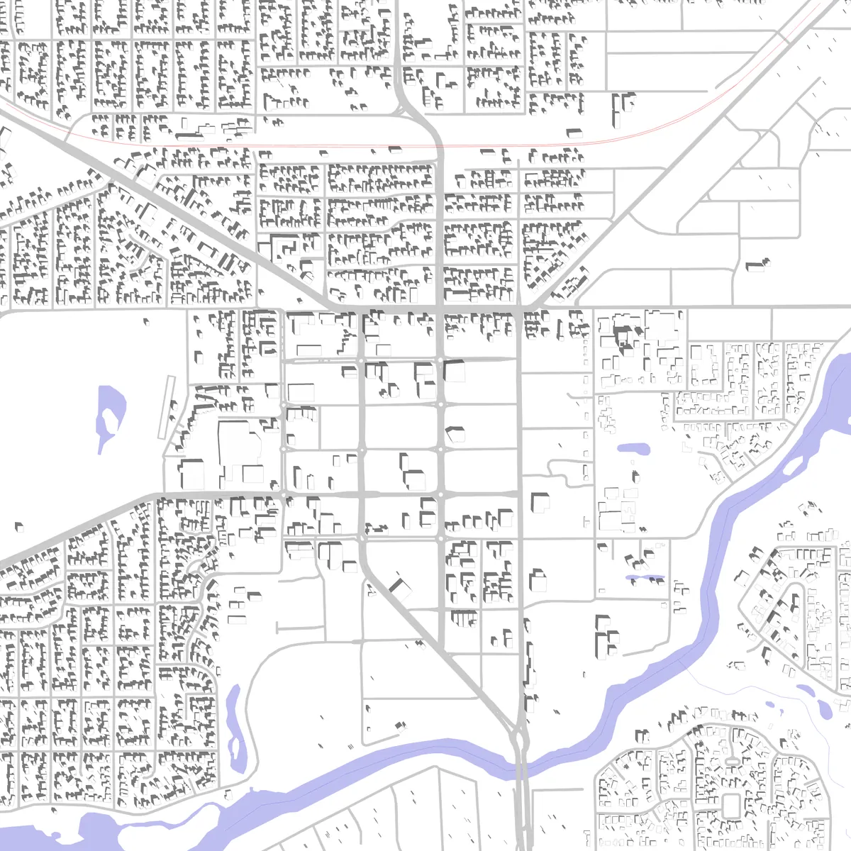 Horsham site plan (2.5 km)