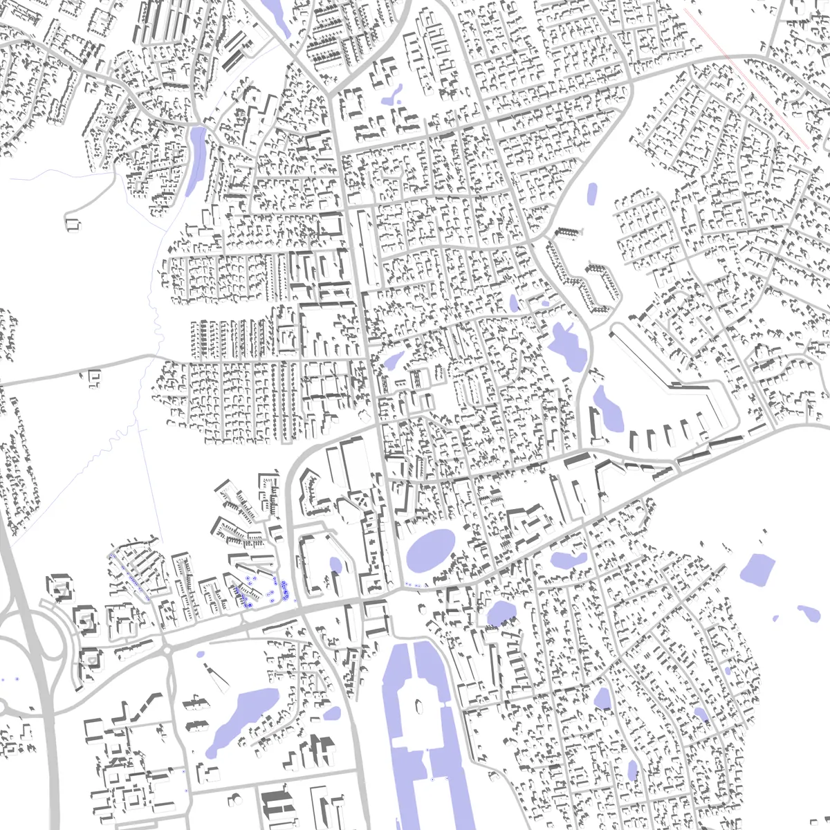 Hørsholm situationsplan (2,5 km)