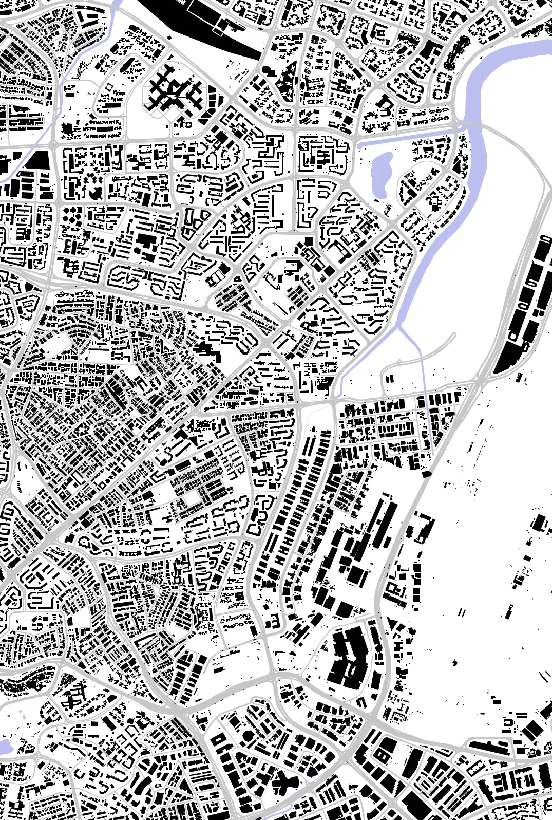 Hougang figure ground plan