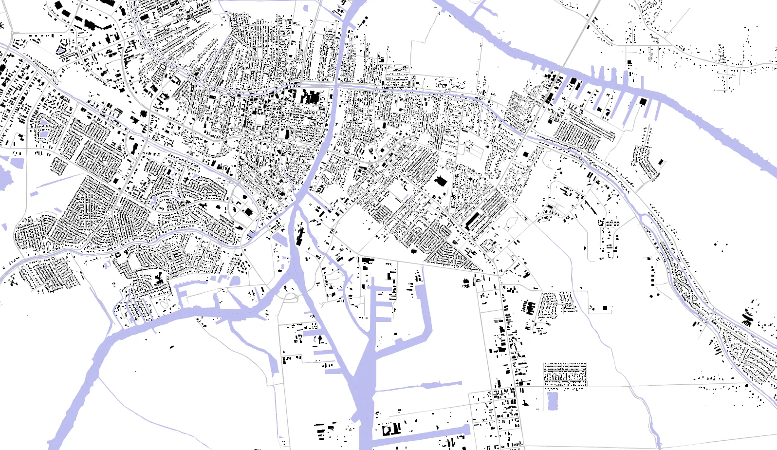 Houma figure ground plan