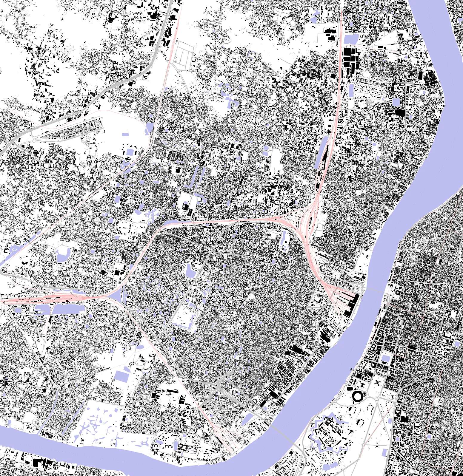 Howrah figure ground plan