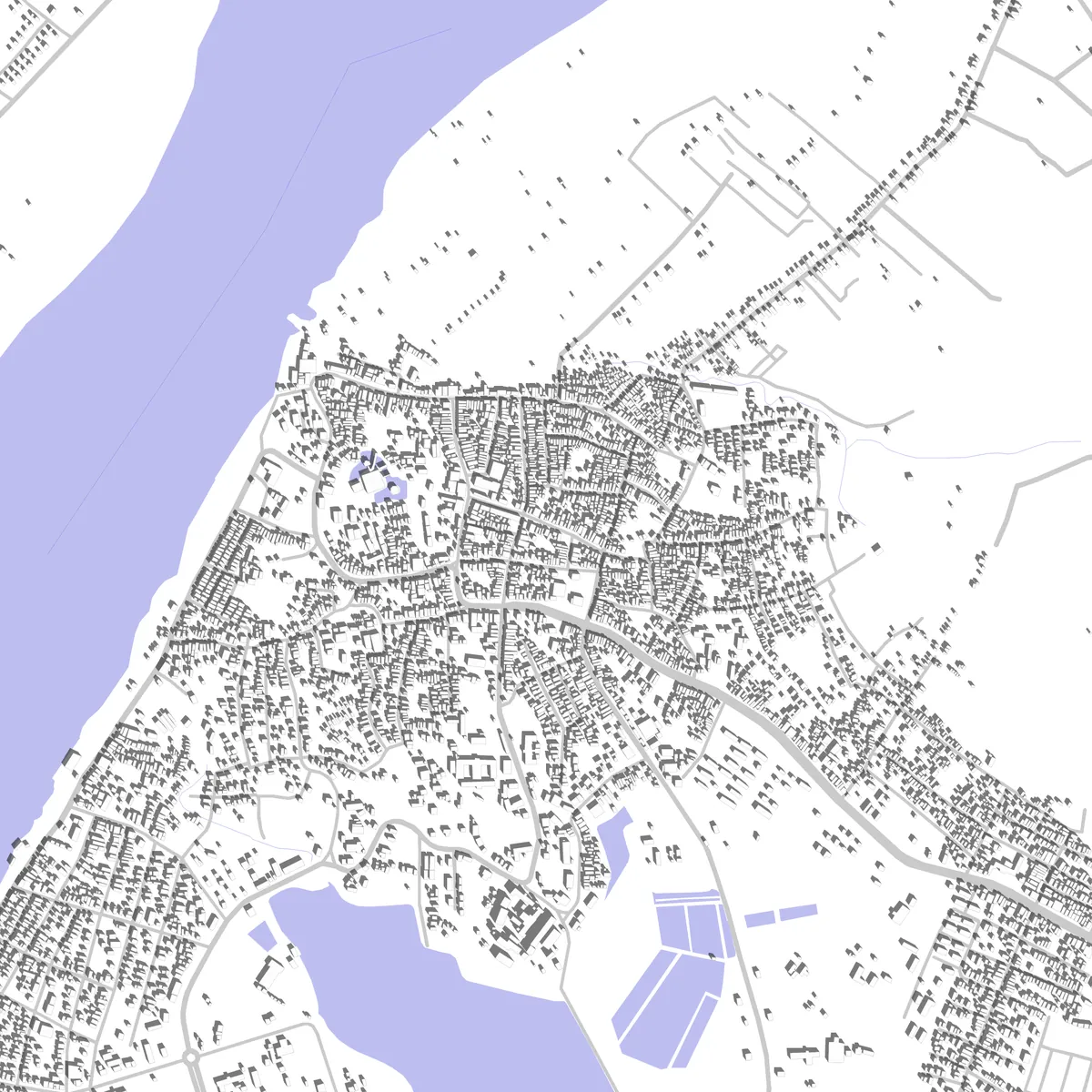 Hpa-An site plan (2.5 km)