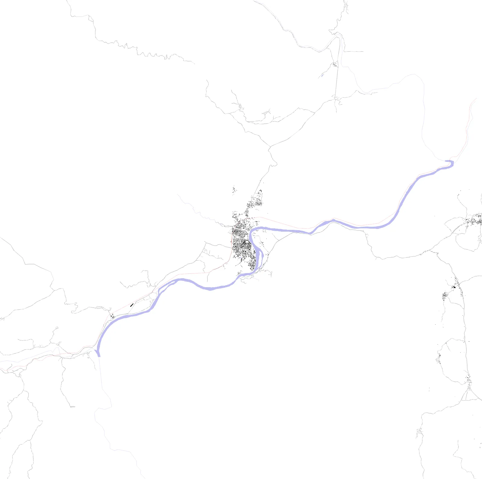 Hsipaw figure ground plan