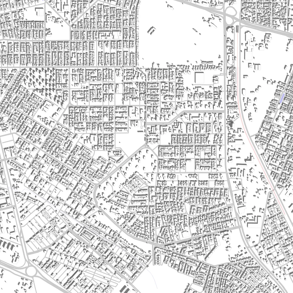 Hualpén plano de situación (2.5 km)