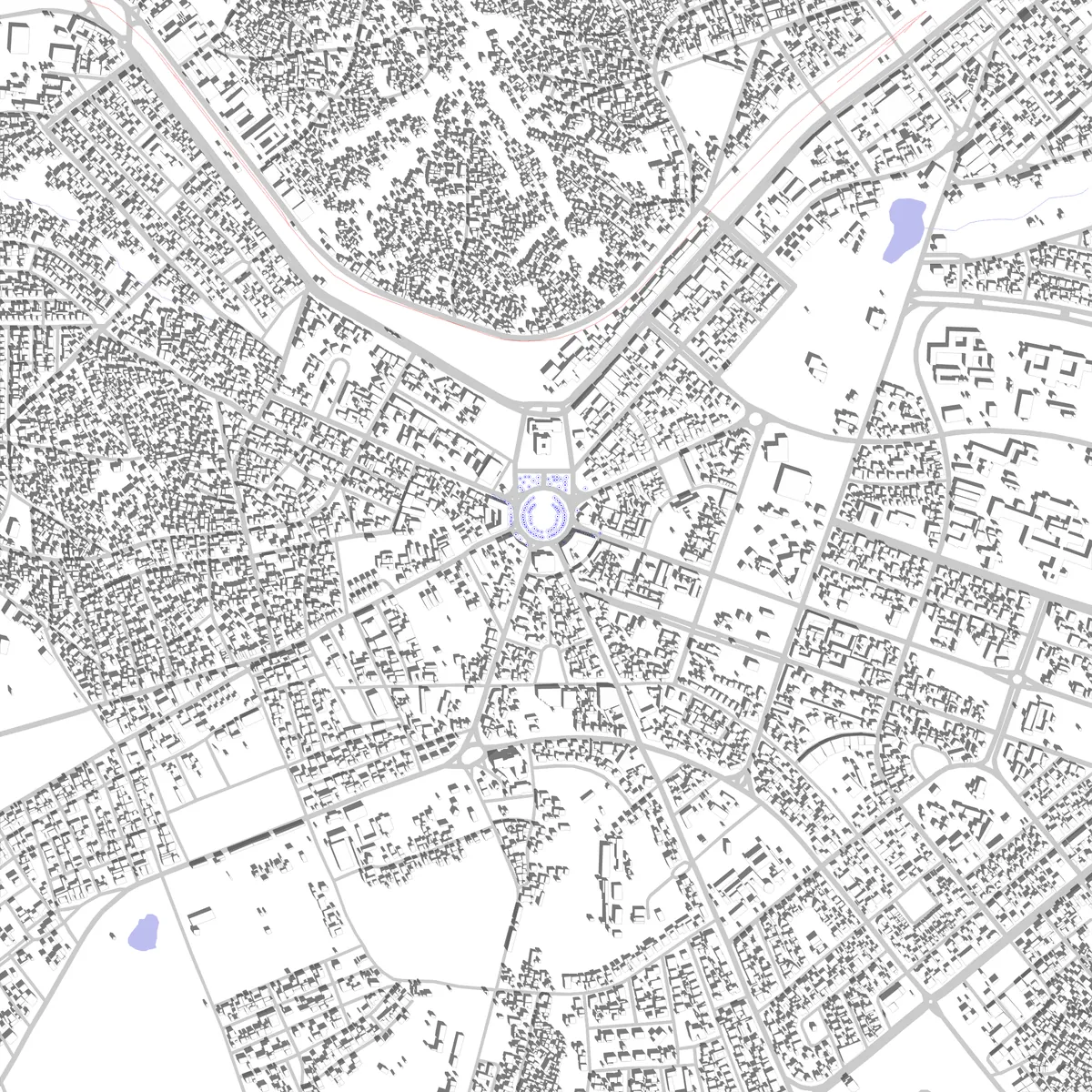 Huambo site plan (2.5 km)