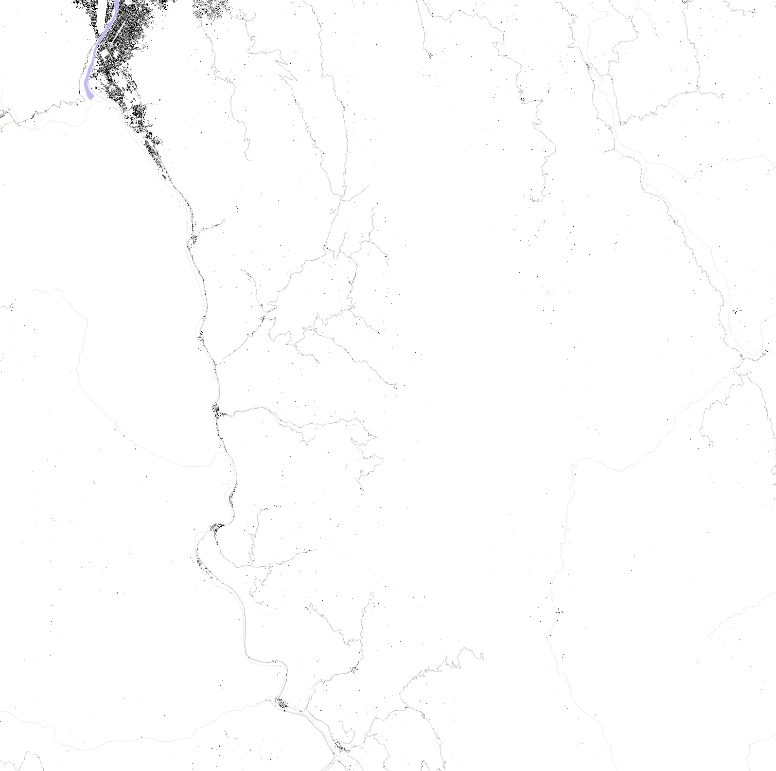 Huánuco figure ground plan