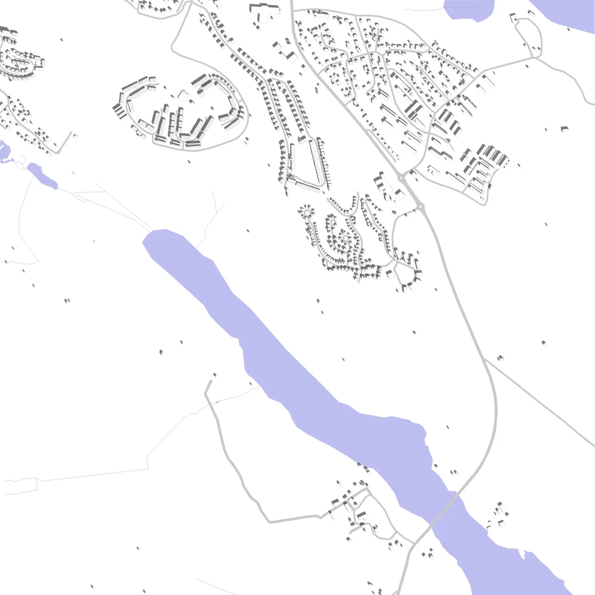 Huddinge Lageplan (2,5 km)