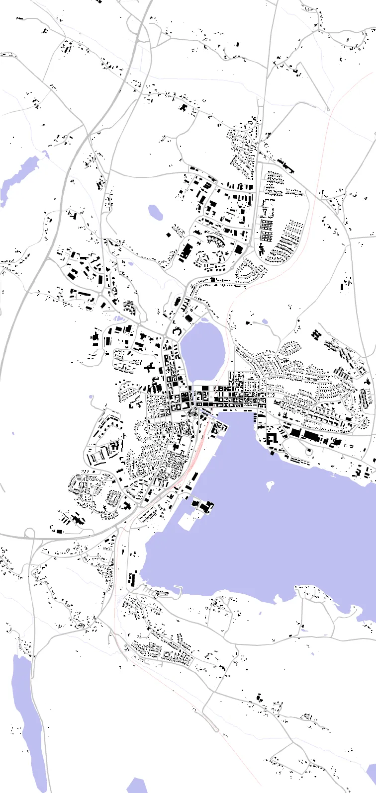 Hudiksvall figur-bakgrundsplan