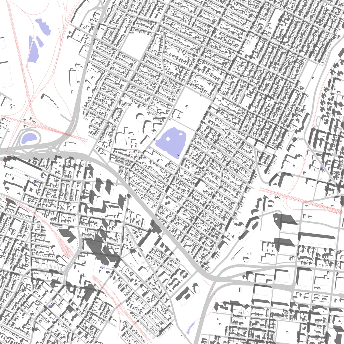 Hudson Lageplan (2,5 km)