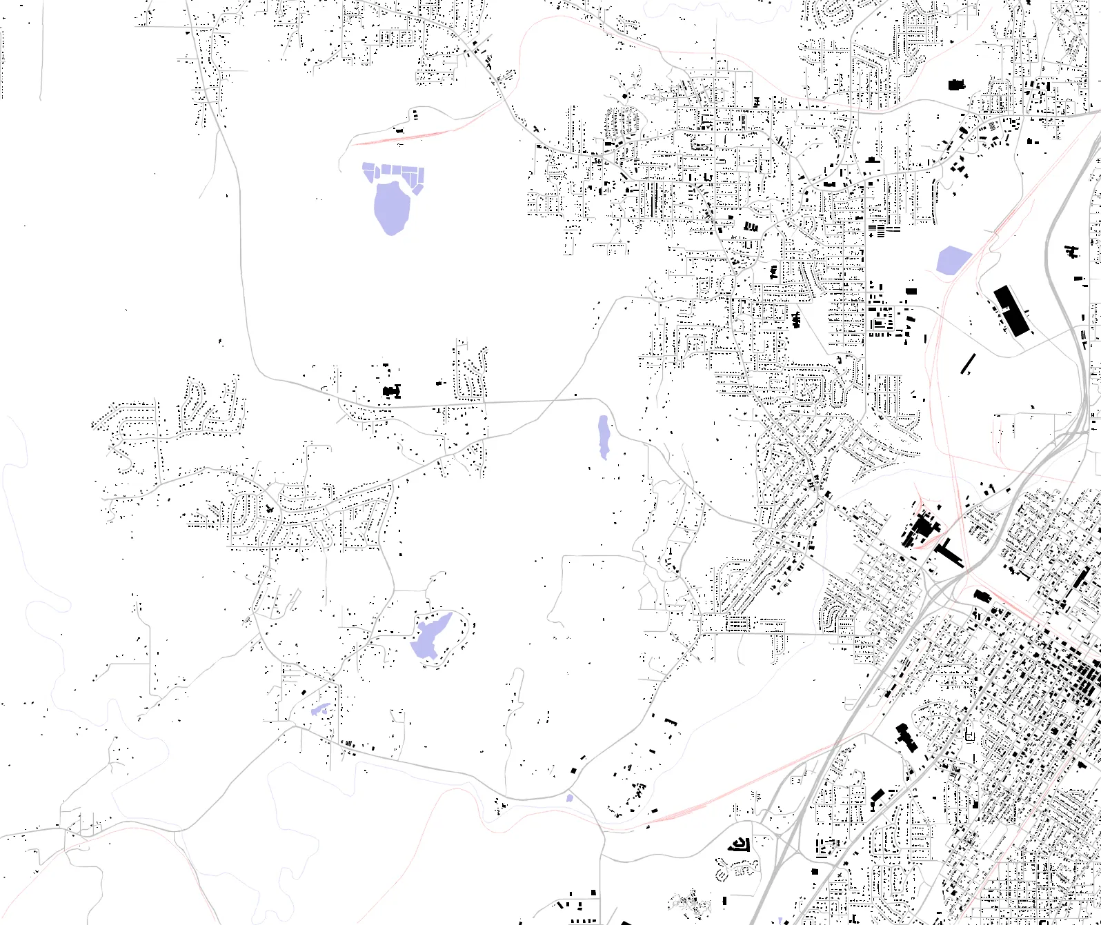 Hueytown Schwarzplan