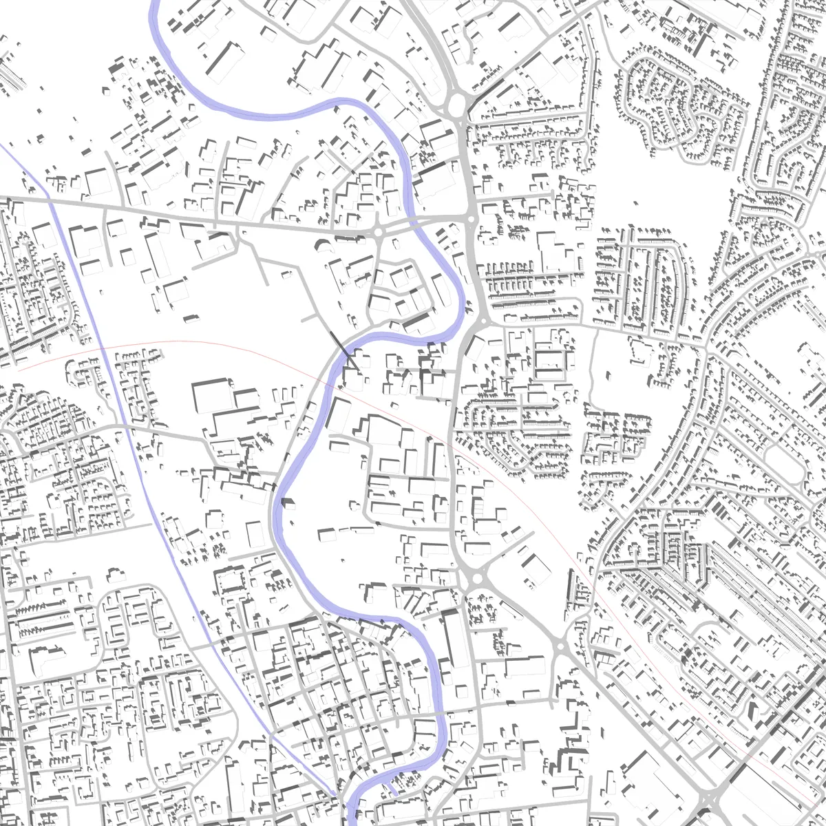 Hull site plan (2.5 km)