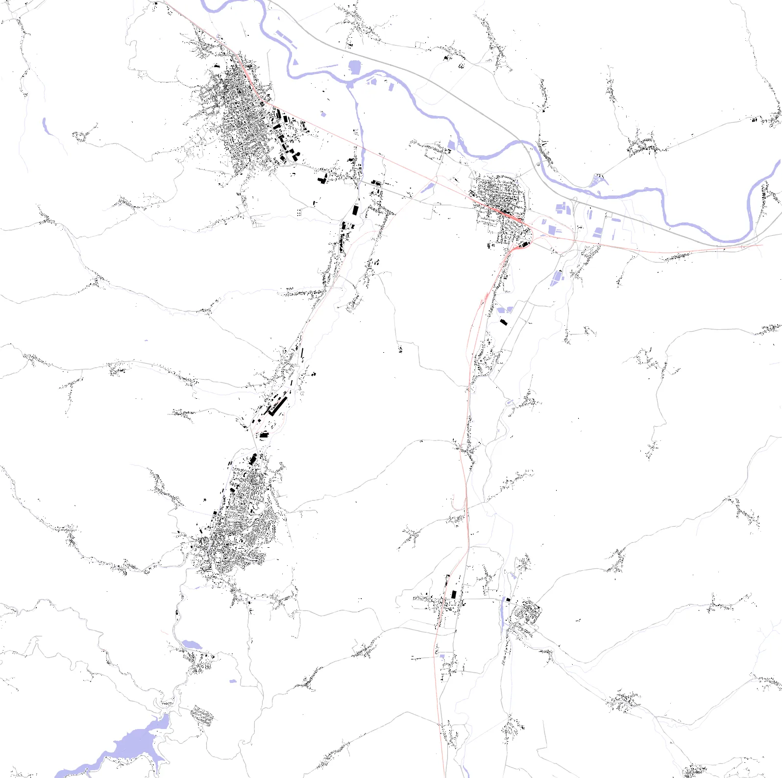 Hunedoara figure ground plan