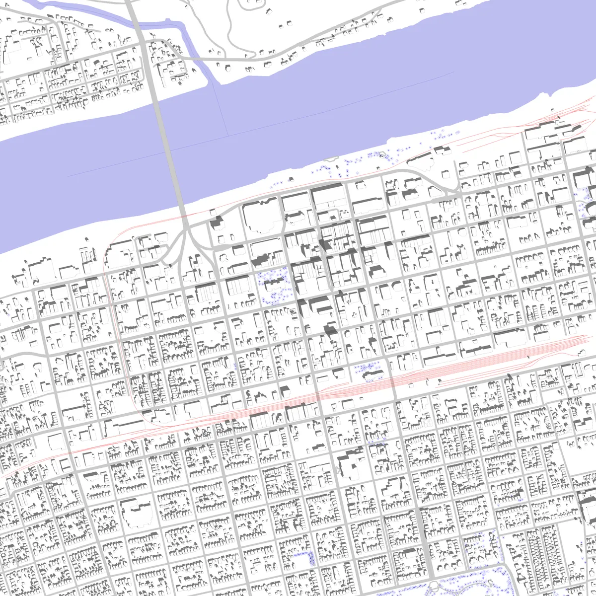 Huntington site plan (2.5 km)