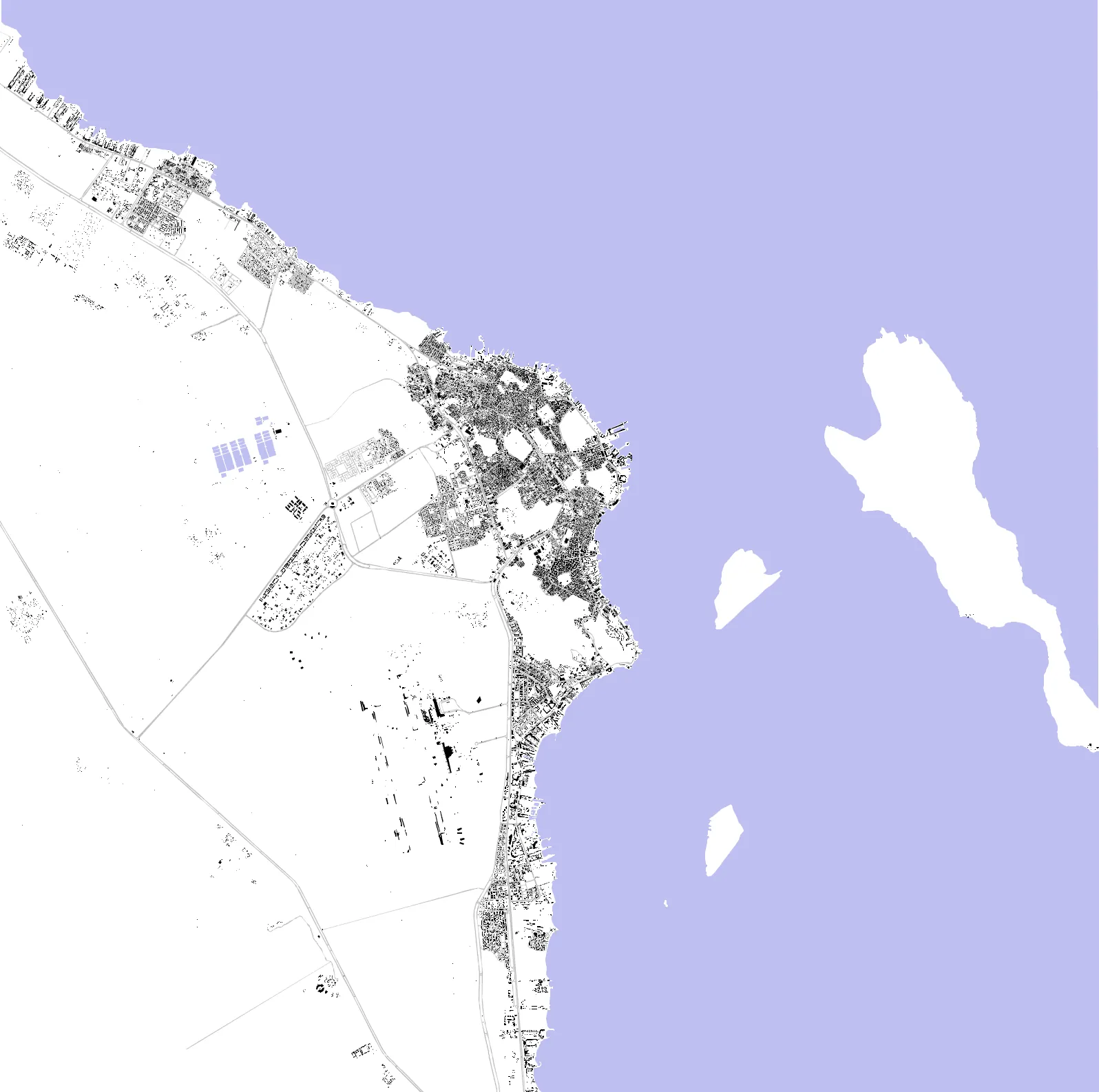 Hurghada figure ground plan