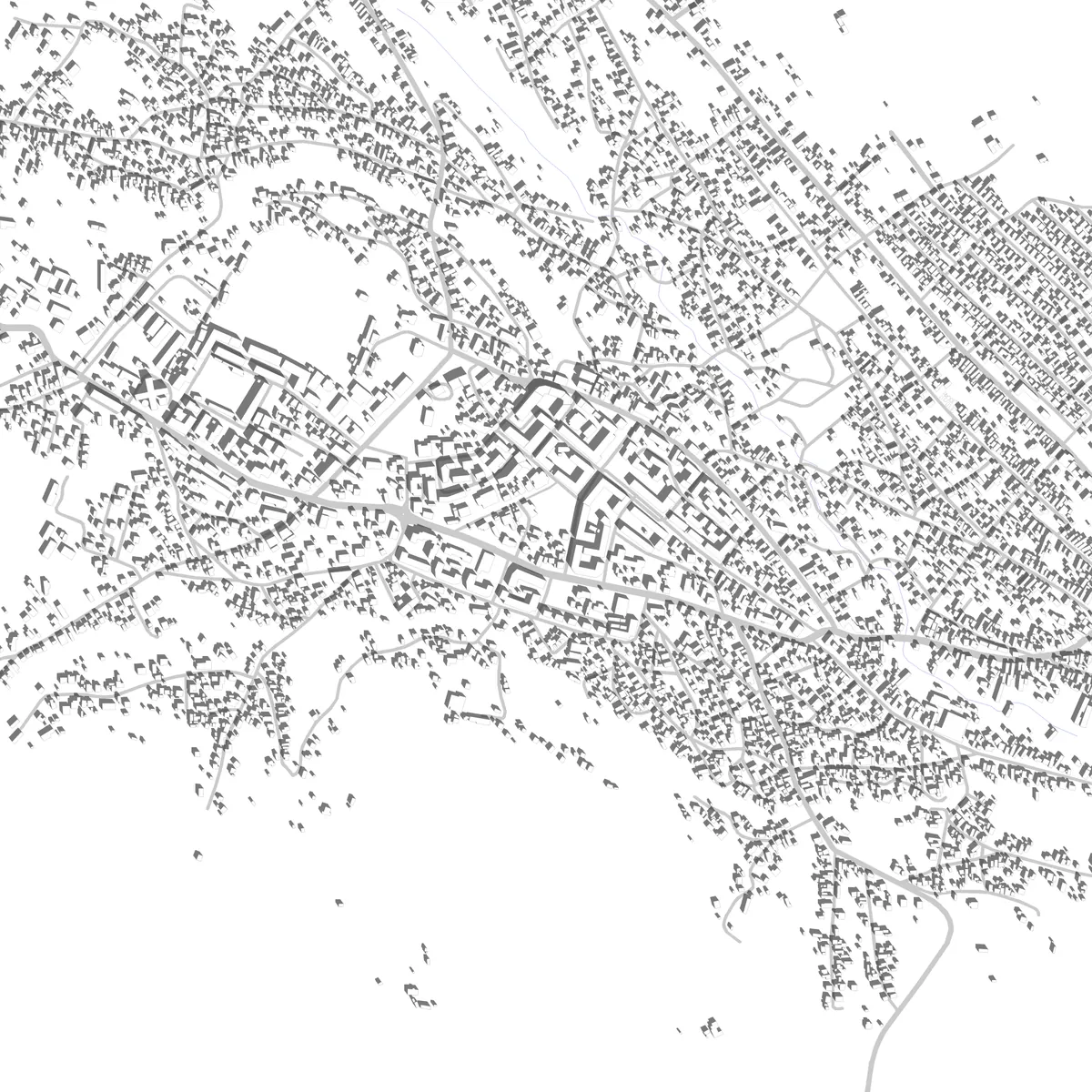 Huși Lageplan (2,5 km)