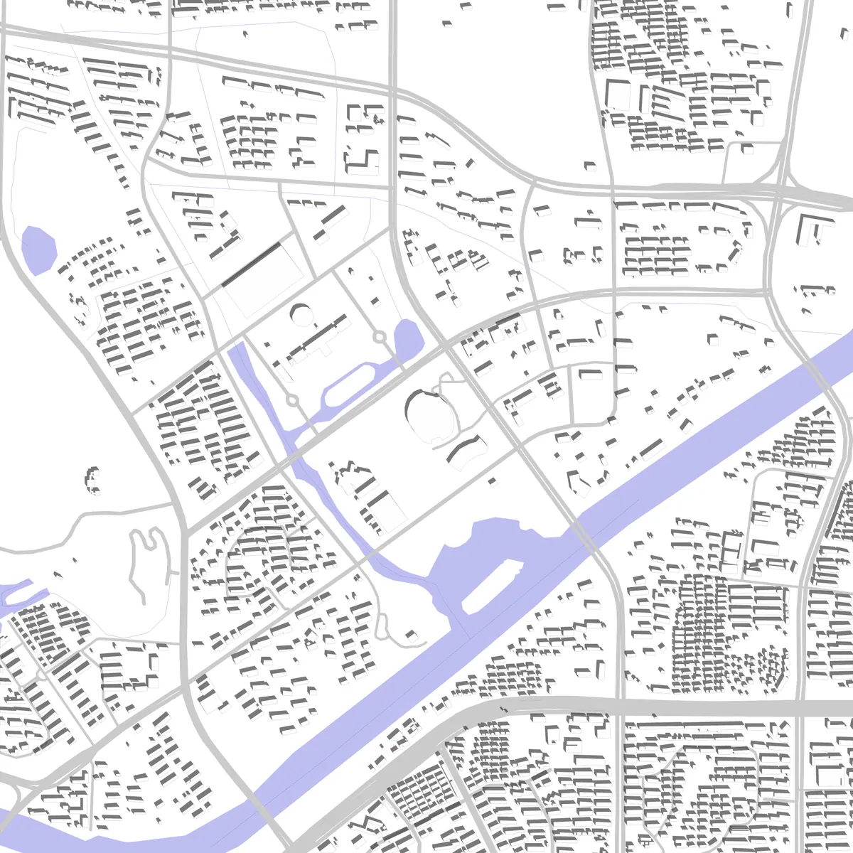 湖州 场地现状图 (2.5 km)