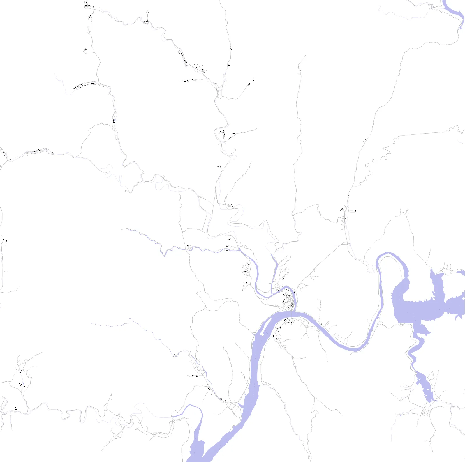 Hwacheon figure ground plan