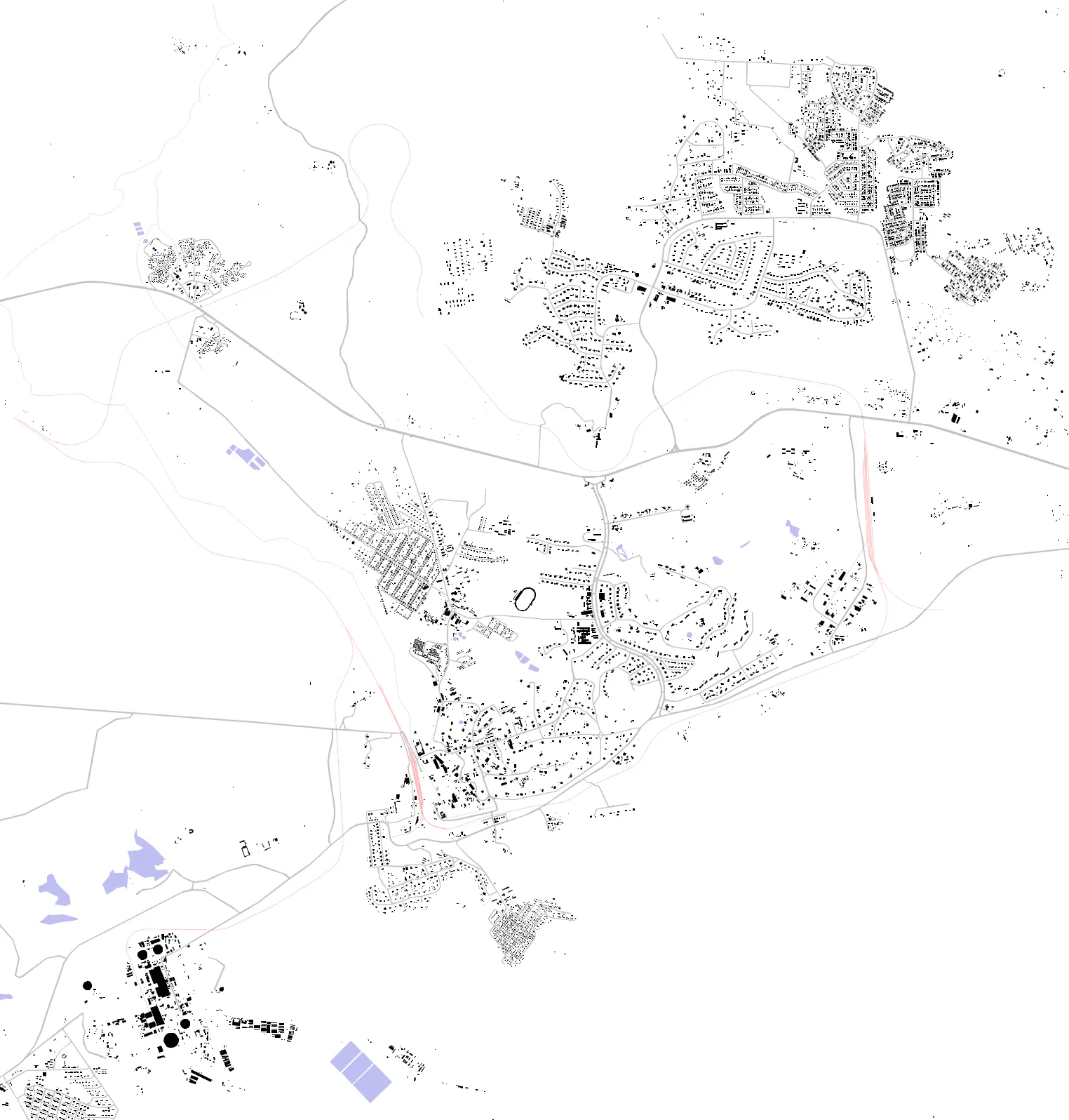Hwange figure ground plan